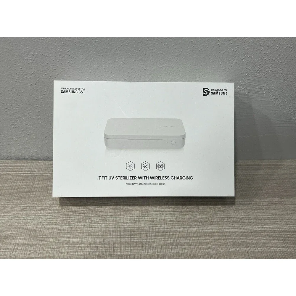 Samsung IT FIT UV Sterilizer With Wireless Charging Model# GP-TOU020SABWW NEW